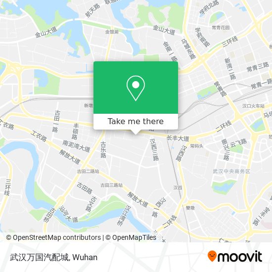 武汉万国汽配城 map