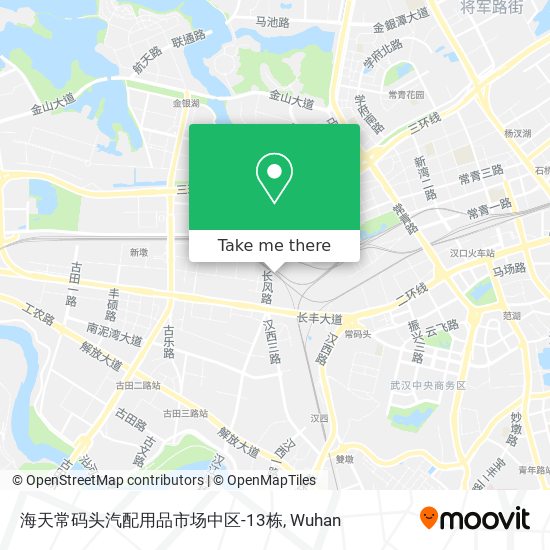 海天常码头汽配用品市场中区-13栋 map