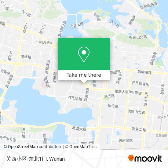 关西小区-东北1门 map