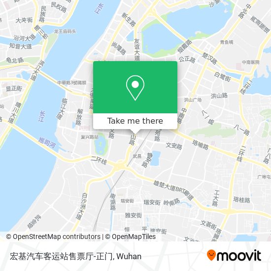 宏基汽车客运站售票厅-正门 map