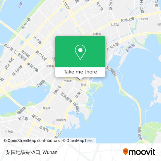 梨园地铁站-A口 map