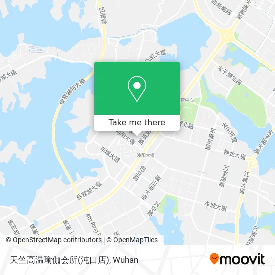 天竺高温瑜伽会所(沌口店) map