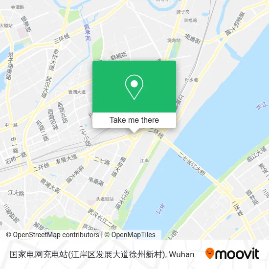 国家电网充电站(江岸区发展大道徐州新村) map