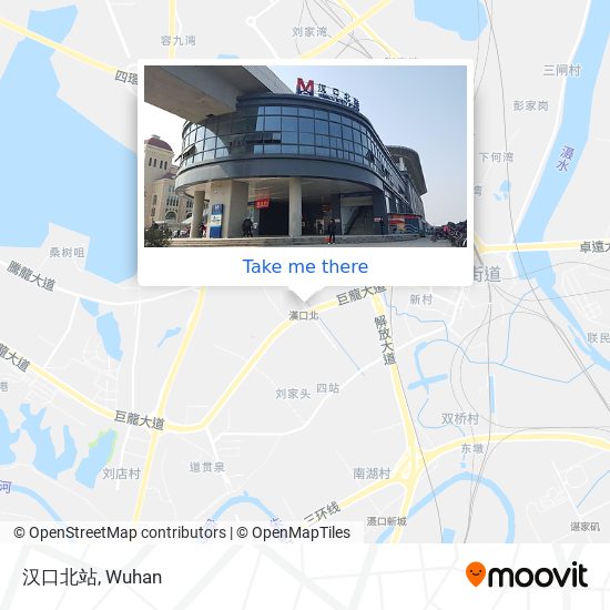 汉口北站 map