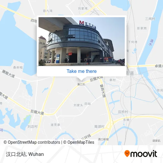 汉口北站 map