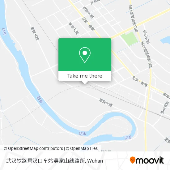 武汉铁路局汉口车站吴家山线路所 map