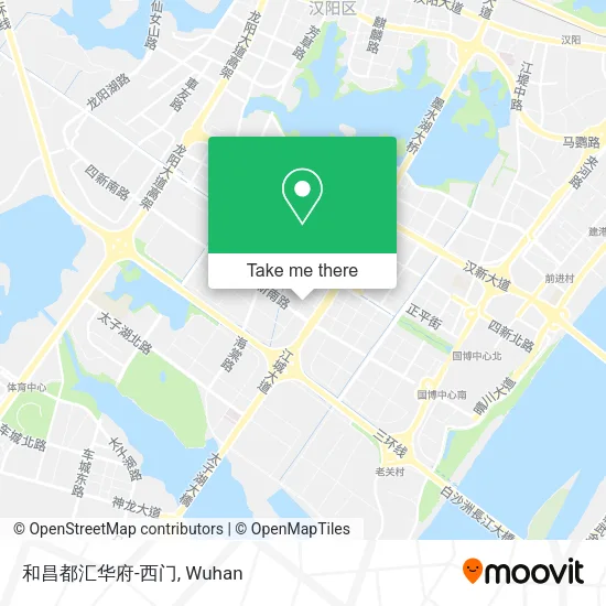 和昌都汇华府-西门 map