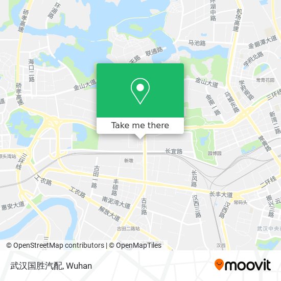 武汉国胜汽配 map