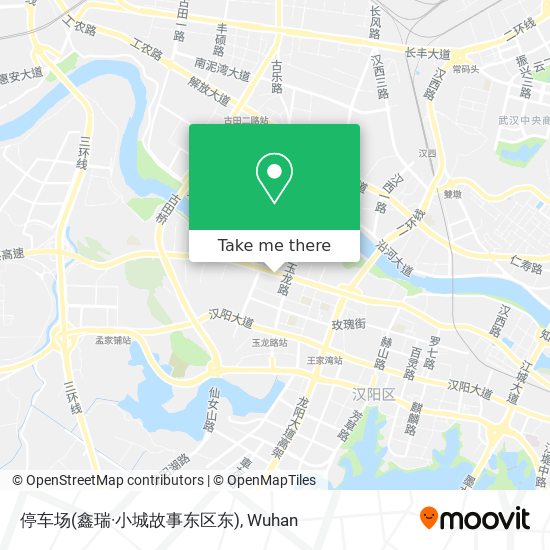停车场(鑫瑞·小城故事东区东) map