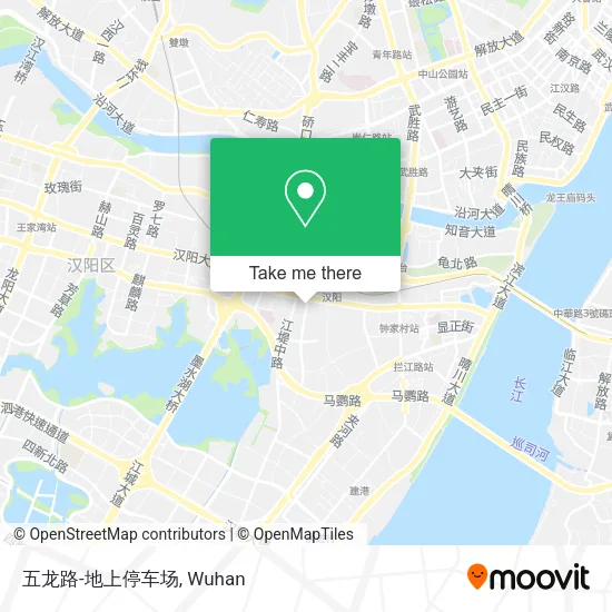 五龙路-地上停车场 map