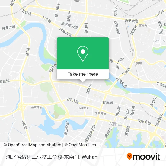 湖北省纺织工业技工学校-东南门 map