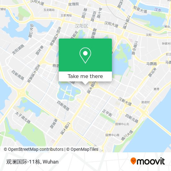 观澜国际-11栋 map