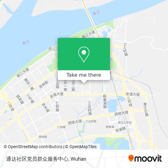 通达社区党员群众服务中心 map