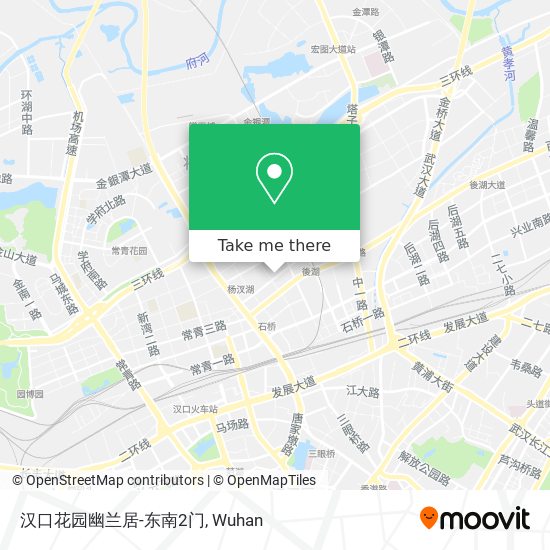 汉口花园幽兰居-东南2门 map