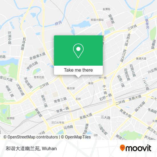 和谐大道幽兰苑 map