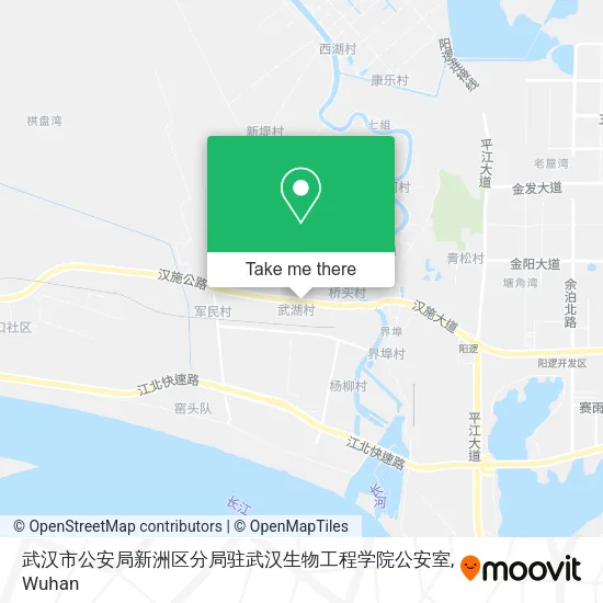 武汉市公安局新洲区分局驻武汉生物工程学院公安室 map