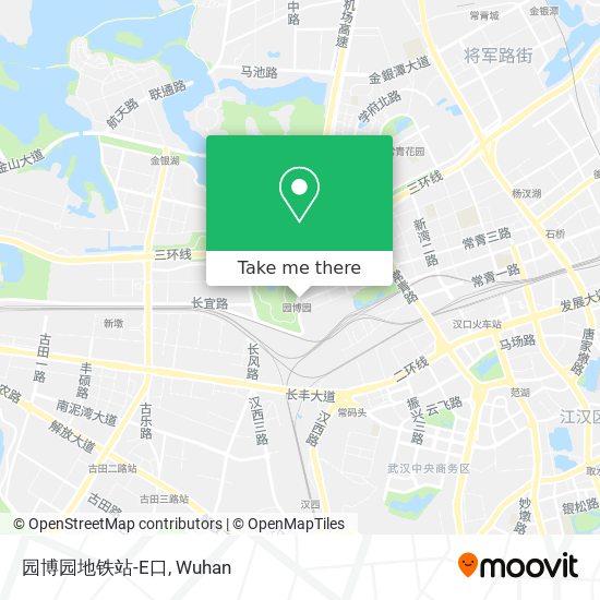 园博园地铁站-E口 map