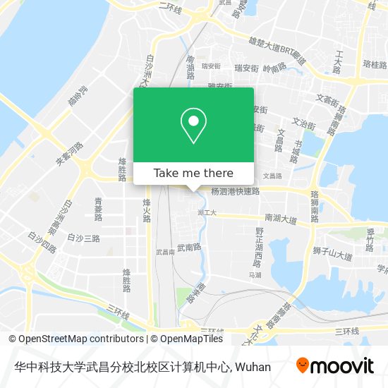 华中科技大学武昌分校北校区计算机中心 map