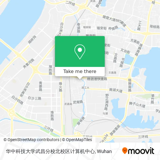 华中科技大学武昌分校北校区计算机中心 map