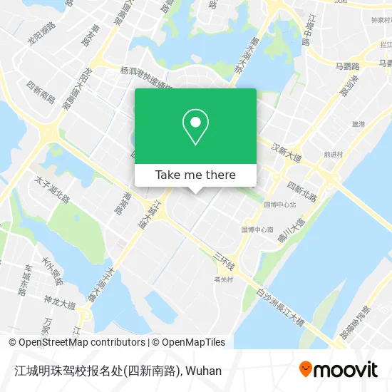 江城明珠驾校报名处(四新南路) map