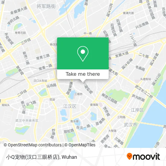 小Q宠物(汉口三眼桥店) map