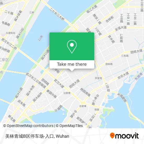 美林青城B区停车场-入口 map