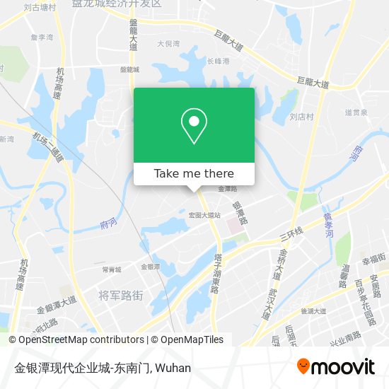 金银潭现代企业城-东南门 map