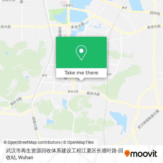 武汉市再生资源回收体系建设工程江夏区长塘叶路-回收站 map