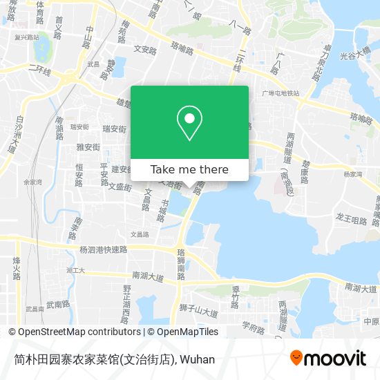 简朴田园寨农家菜馆(文治街店) map