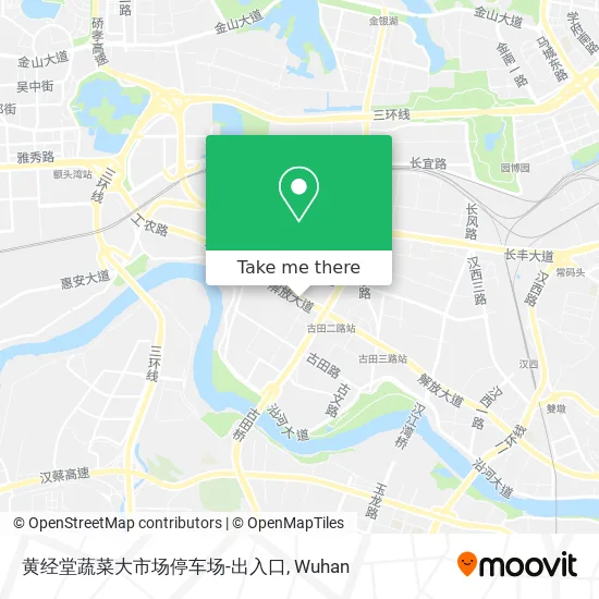 黄经堂蔬菜大市场停车场-出入口 map