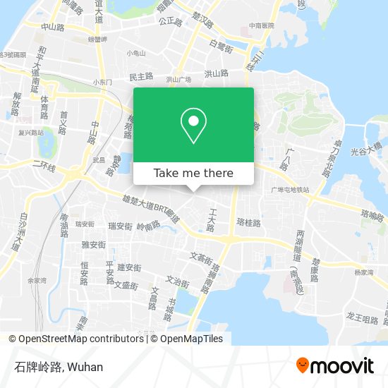 石牌岭路 map