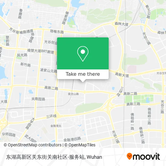 东湖高新区关东街关南社区-服务站 map