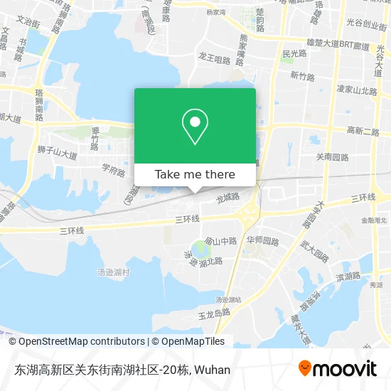 东湖高新区关东街南湖社区-20栋 map
