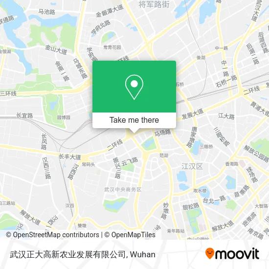 武汉正大高新农业发展有限公司 map
