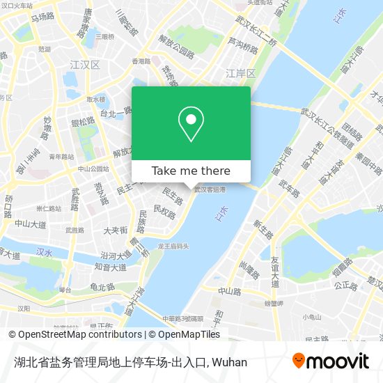 湖北省盐务管理局地上停车场-出入口 map