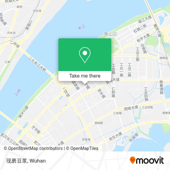 现磨豆浆 map