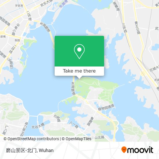磨山景区-北门 map