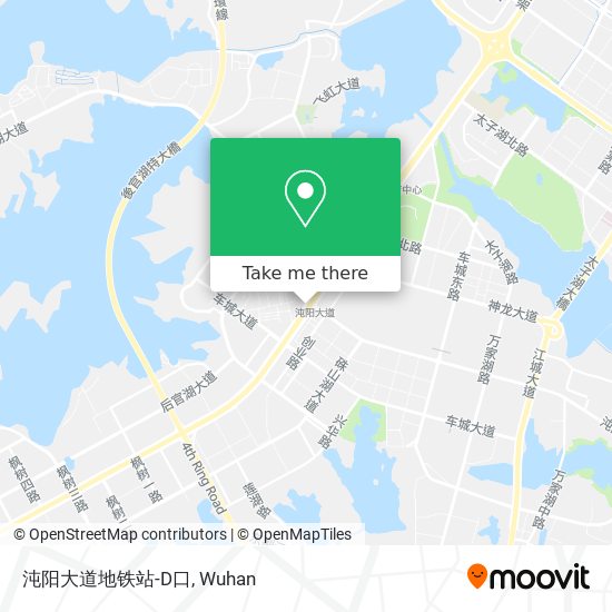 沌阳大道地铁站-D口 map