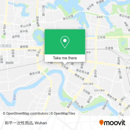 和平一次性用品 map