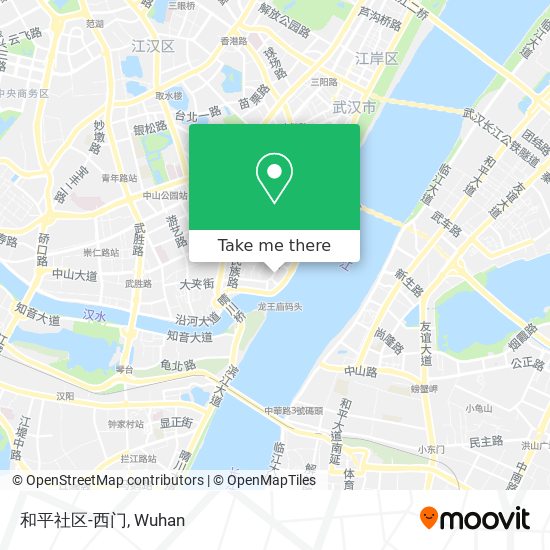 和平社区-西门 map