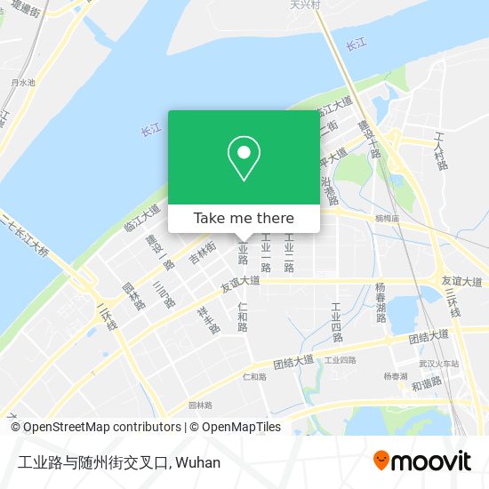 工业路与随州街交叉口 map