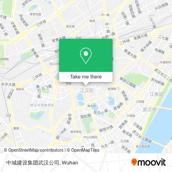 中城建设集团武汉公司 map