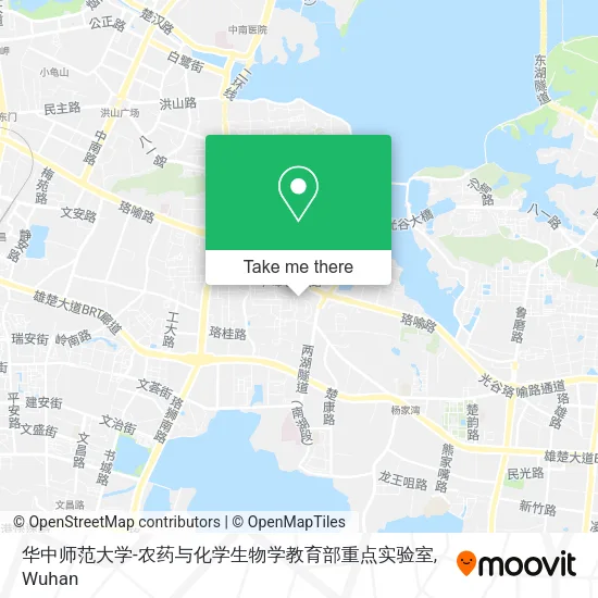 华中师范大学-农药与化学生物学教育部重点实验室 map