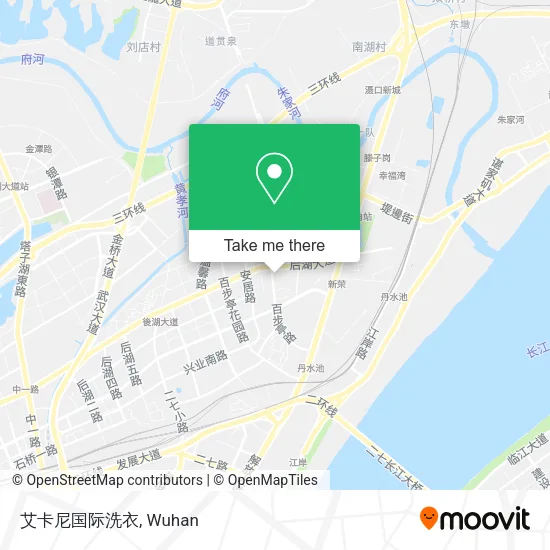 艾卡尼国际洗衣 map