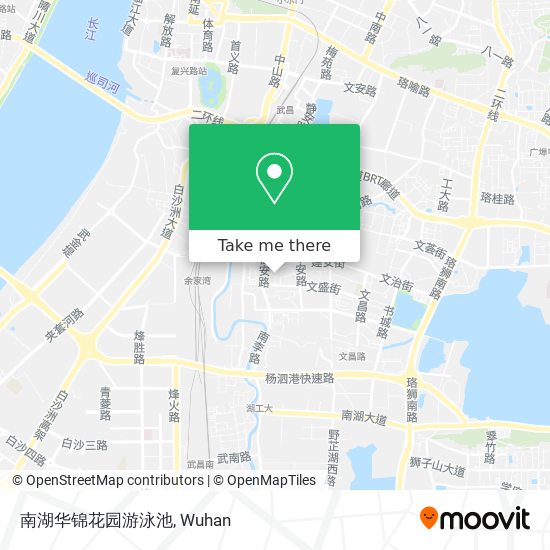 How To Get To 南湖华锦花园游泳池in 武昌区by Bus Or Metro