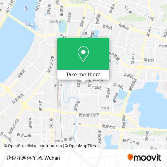 花锦花园停车场 map