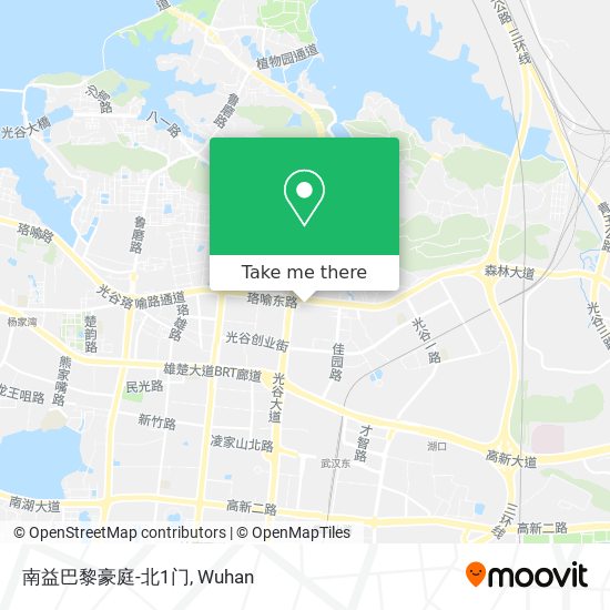 南益巴黎豪庭-北1门 map