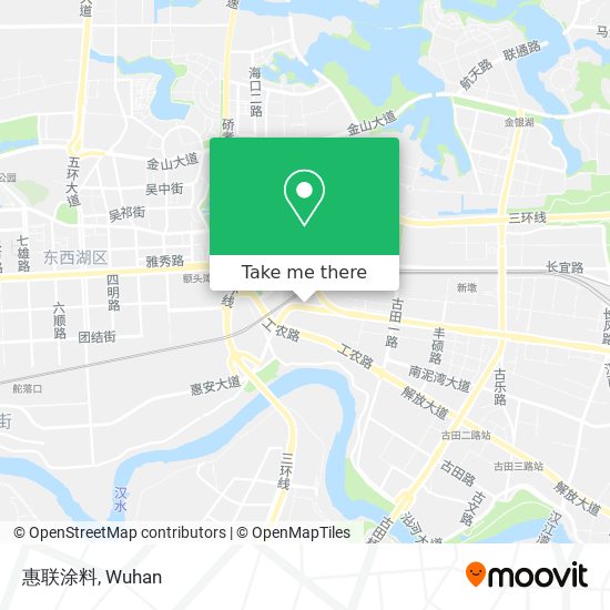 惠联涂料 map