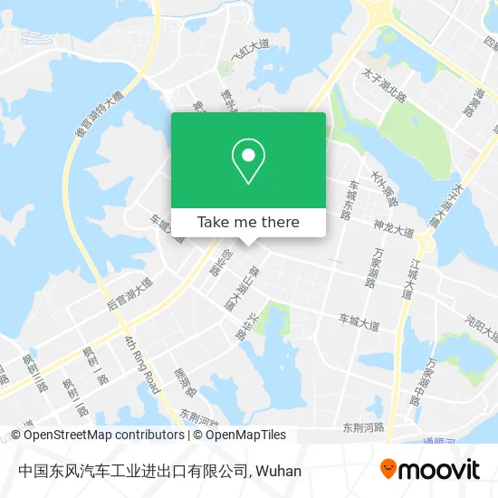 中国东风汽车工业进出口有限公司 map