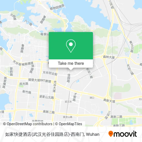 如家快捷酒店(武汉光谷佳园路店)-西南门 map